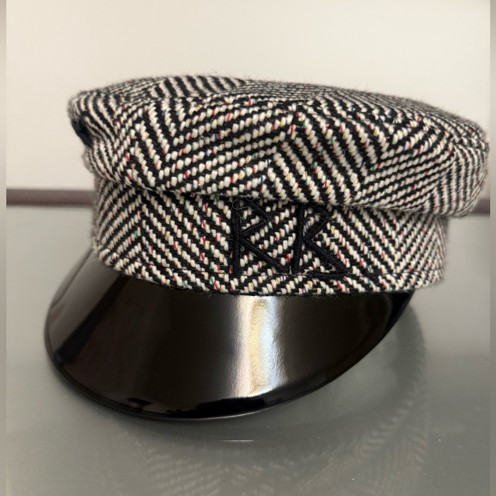 Ruslan Baginskiy Herringbone Baker Boy Cap